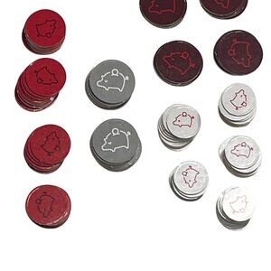 Monopoly Target Edition Savings Tokens Replacement Money Chips Only